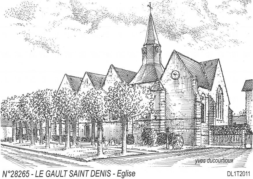 N 28265 - LE GAULT SAINT DENIS - glise